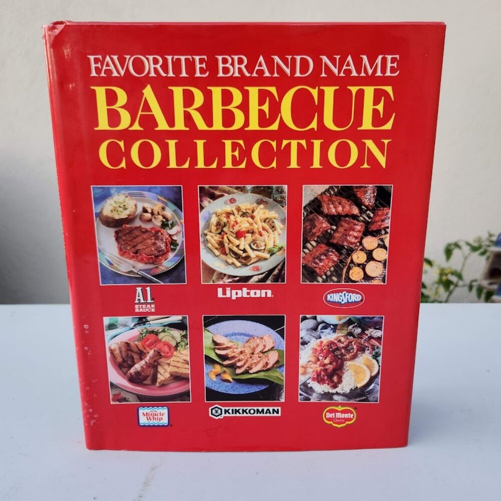 Favorite Brand Name Barbeque Collection Recipe Cookbook Hardcover Book BBQ Vinta